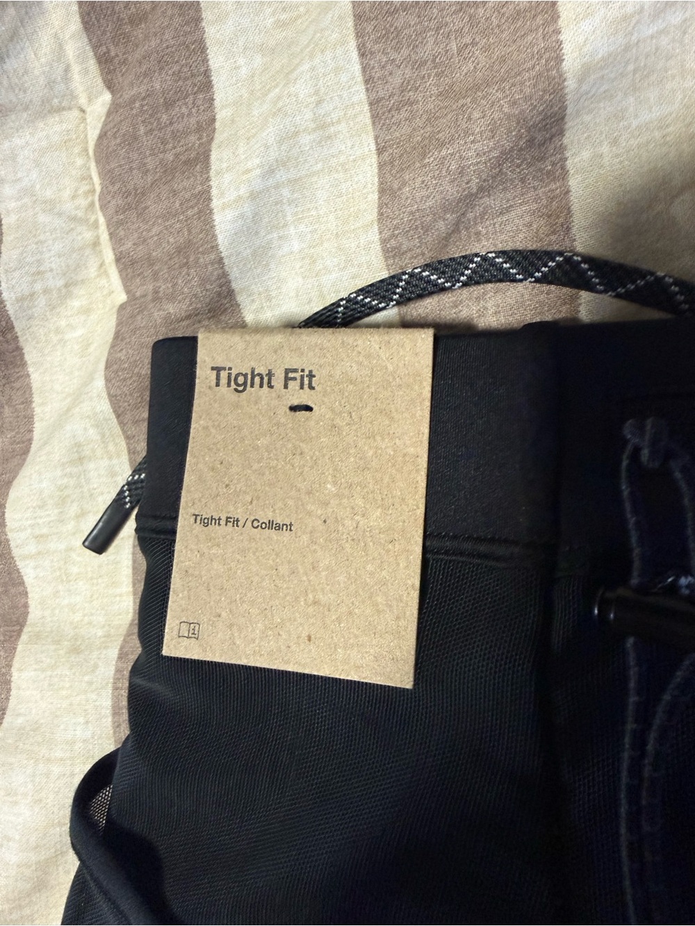 Nike ACG Men's Black Athletic Half Tights with Drawstring - Picture 3 of 5